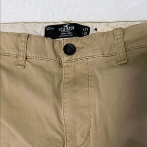 Hollister Tan skinny Chino flex